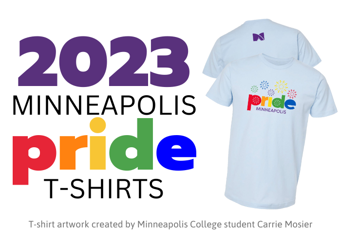 2023 Minneapolis Pride t-shirts